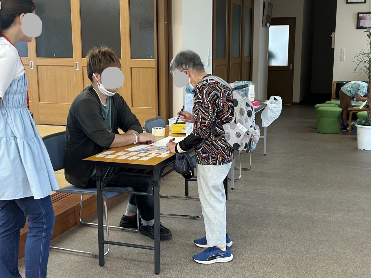 なかとも☆きだえんに訪れるお年寄り