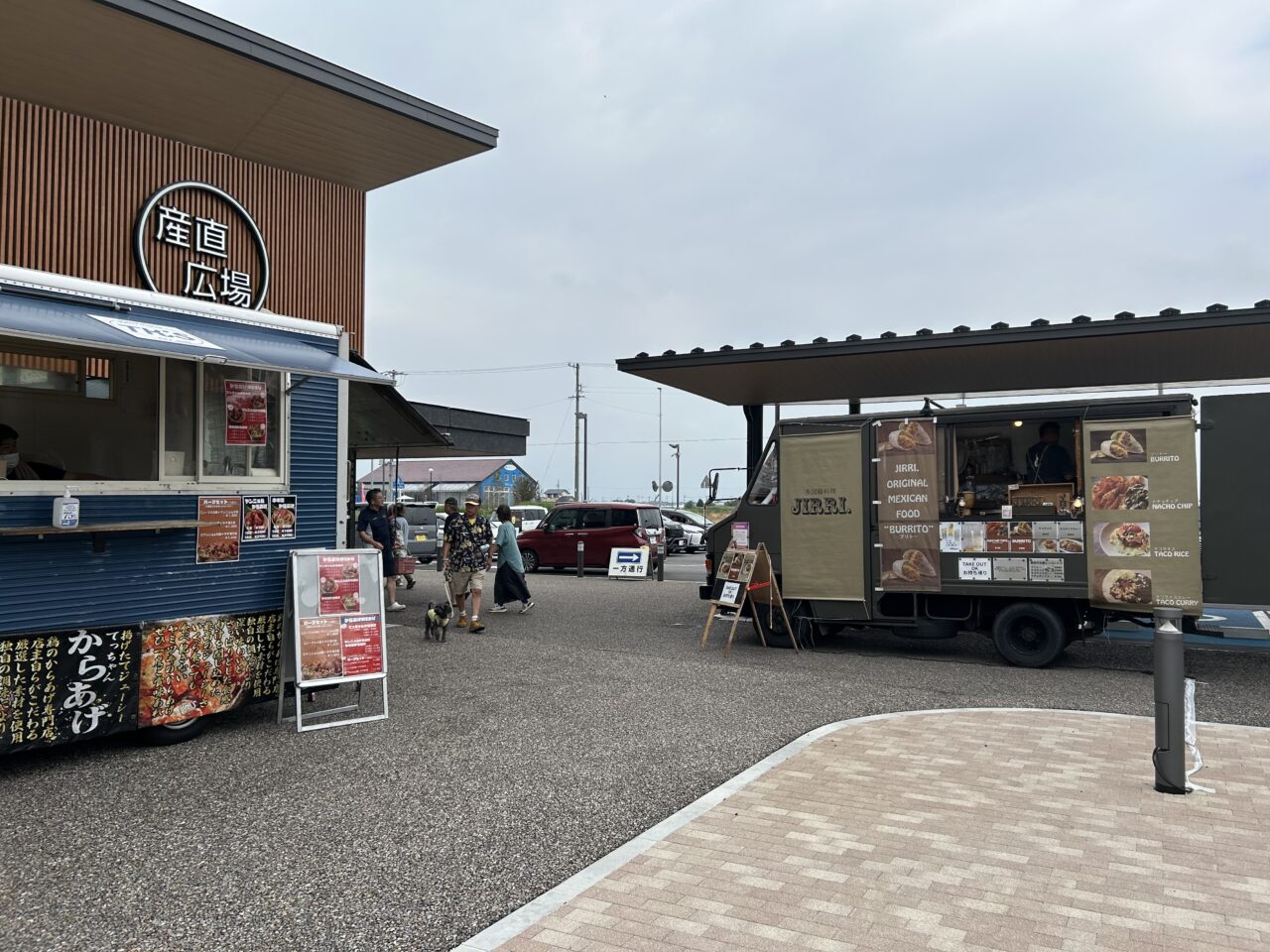 ふれあいの里HASUパークに出店していたキッチンカーの様子