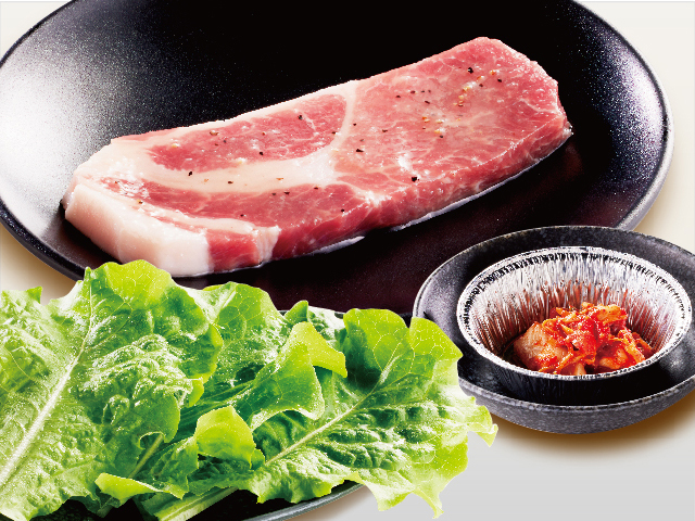 韓国サムギョプサル風セット