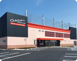 会場となる朝日スポーツクラブBIG-S愛西の外観