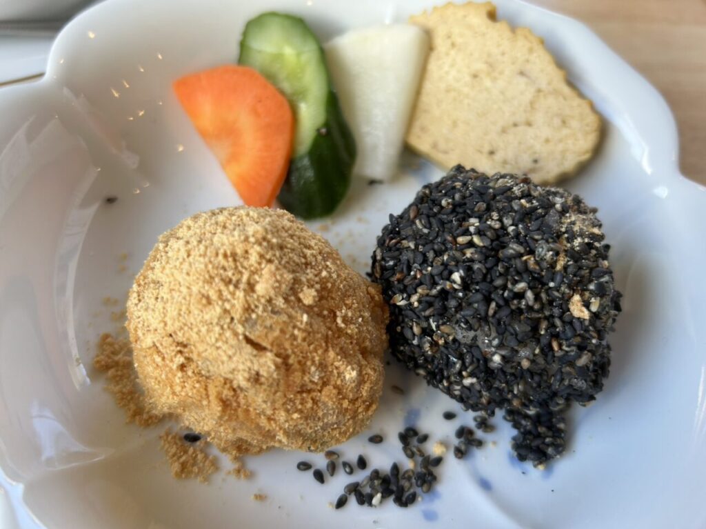 モーニングセットのおはぎプレート（数量限定）