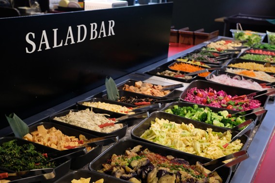 ステーキのあさくまの人気サラダバーの内容