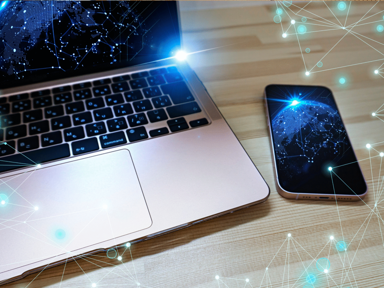 :DXを象徴するデジタルイメージ