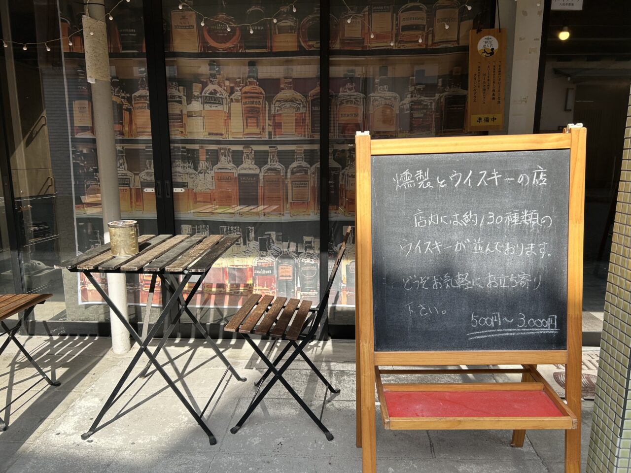 津島市本町にある燻製ダイニングバー琉の入口看板