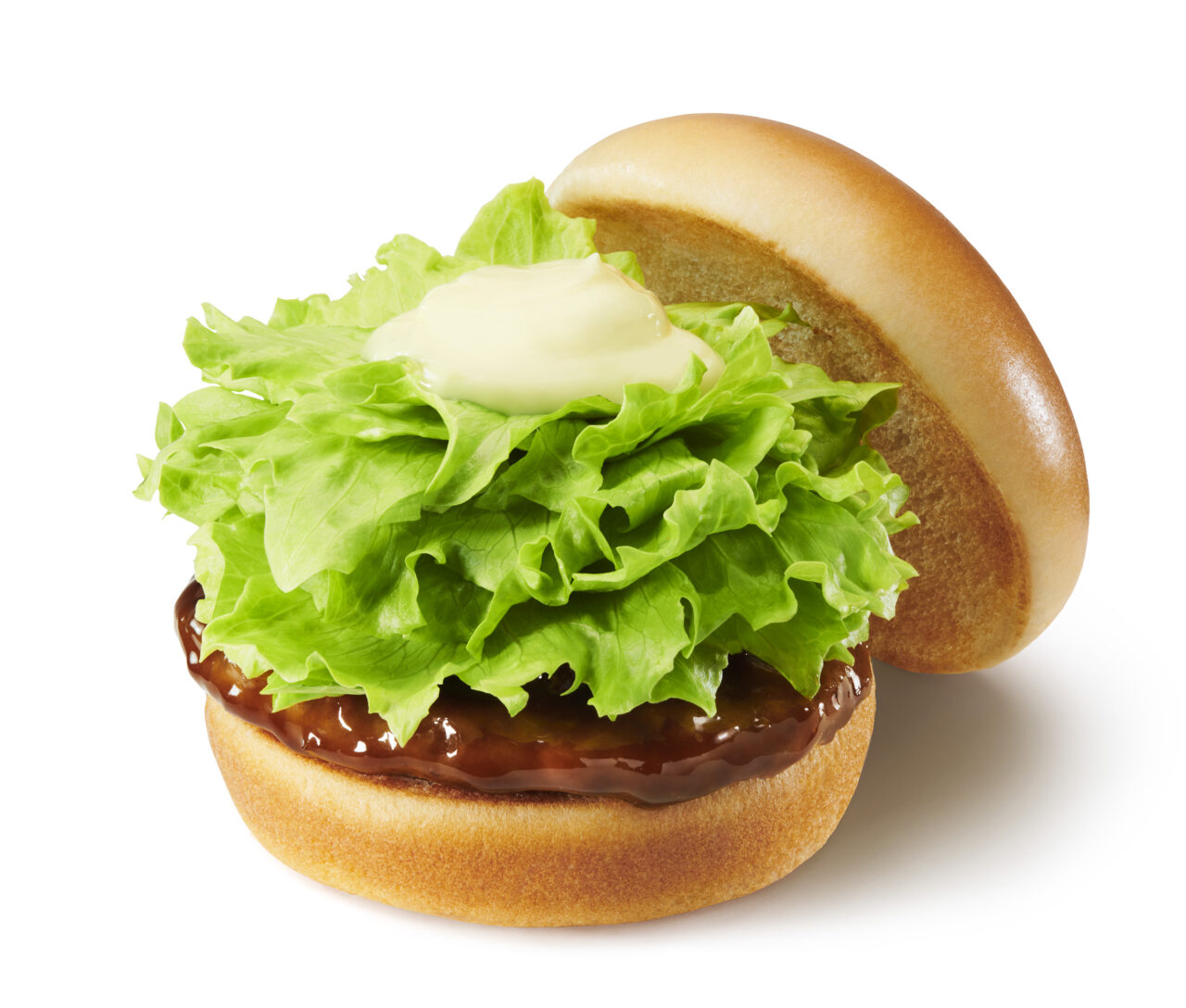 三温糖とりんごペーストで優しい甘みになった新しくなったテリヤキバーガー