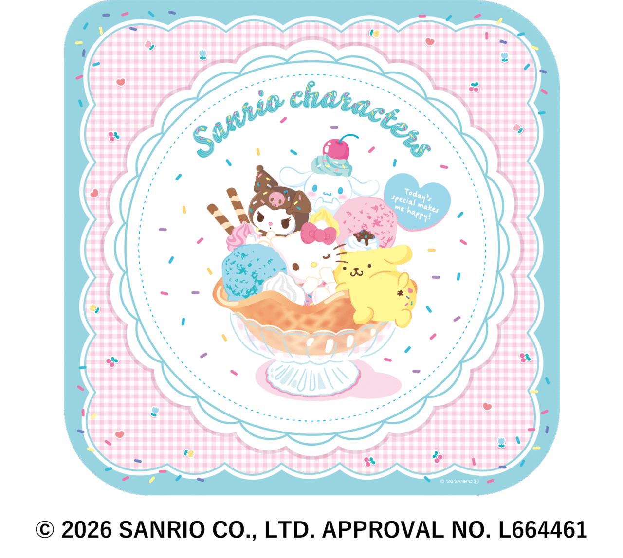 サンリオキャラクターズ パレット4 ケーキデザイン