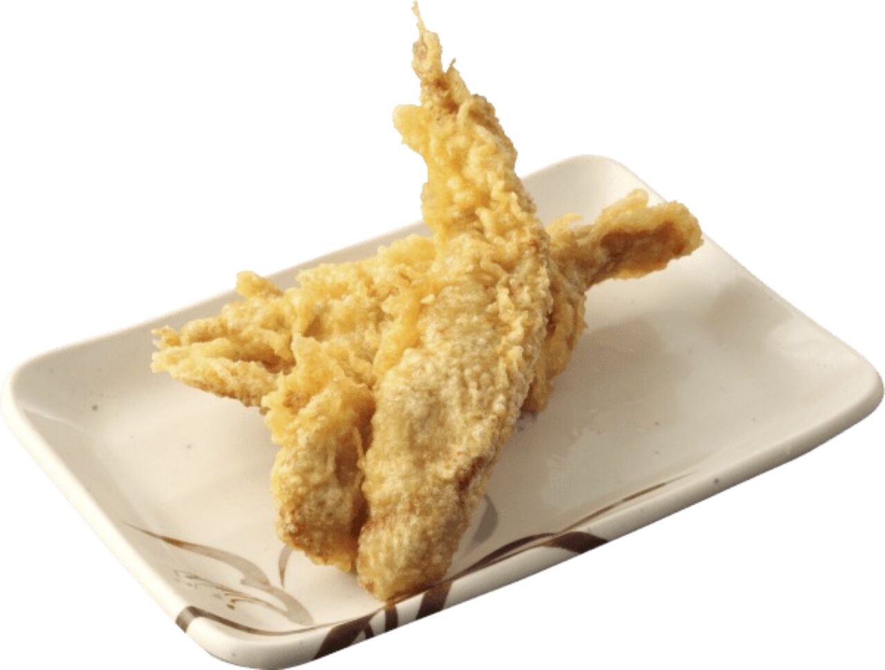 皿に盛られたかしわ天の提供イメージ