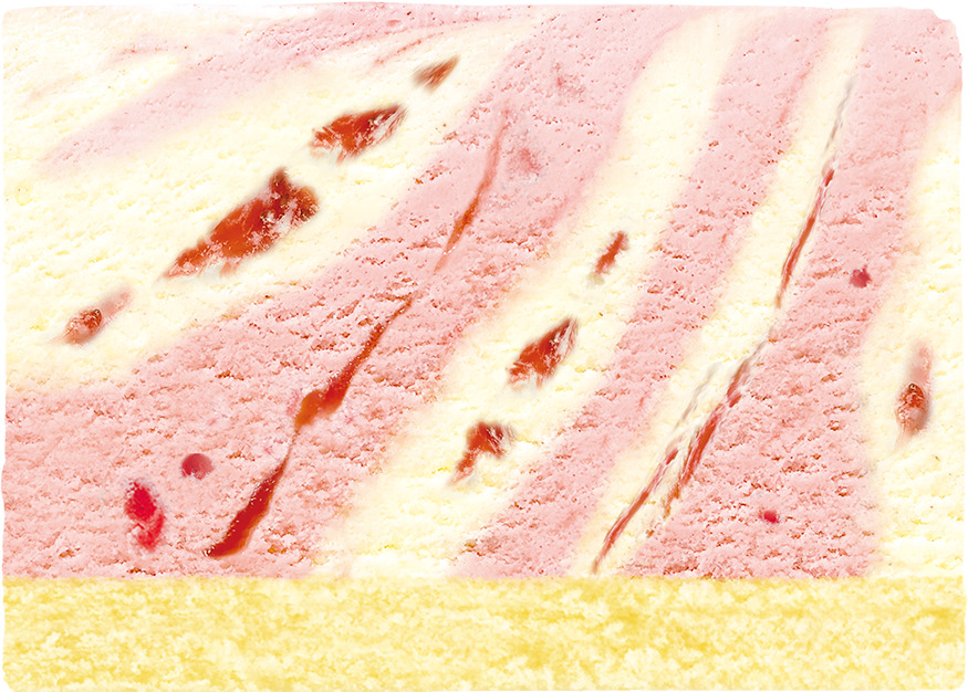 ハローキティのデザインのサンリオキャラクターズパレット4アイスクリームケーキ